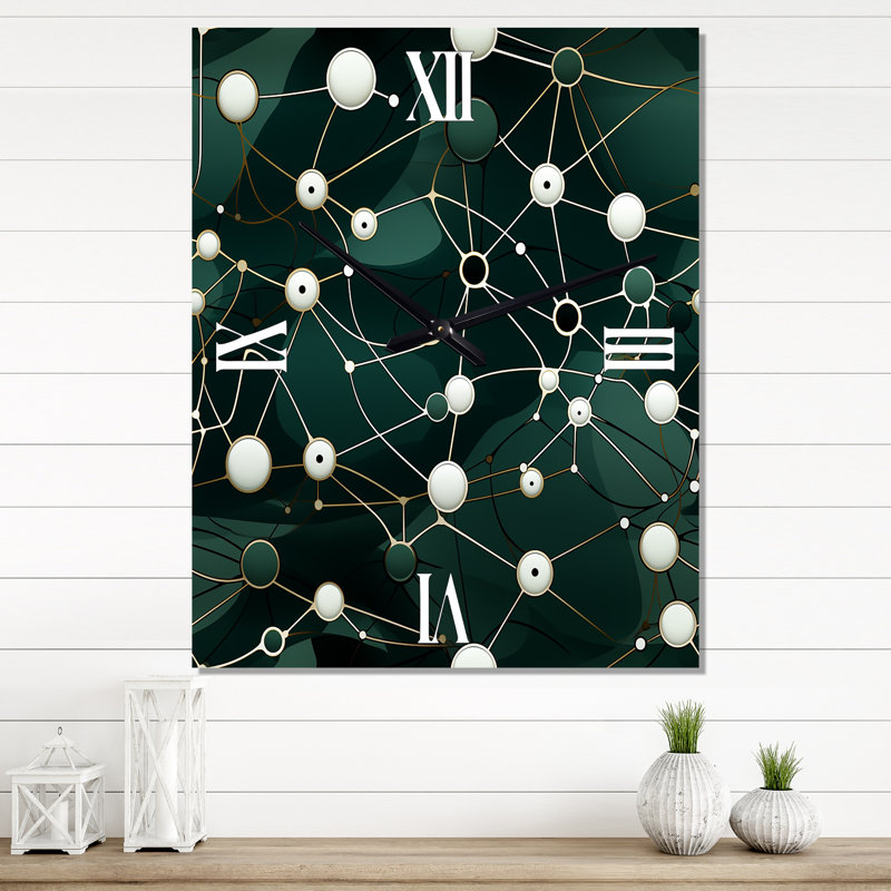 Horloge murale Jamieka, H 28 po x l 12 po x P 1 po