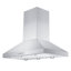 48" KL3 400 CFM Convertible Island Range Hood in Brushed Stainless Steel