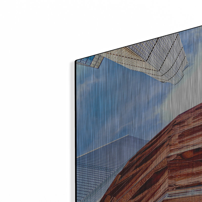 Art mural en métal de luxe «NYC High Sky Line» par IMB, 24 po x 16 po, H 16 po x l 24 po