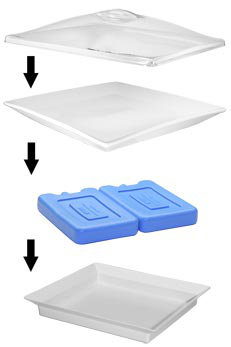 Cold Pack Pan - White +