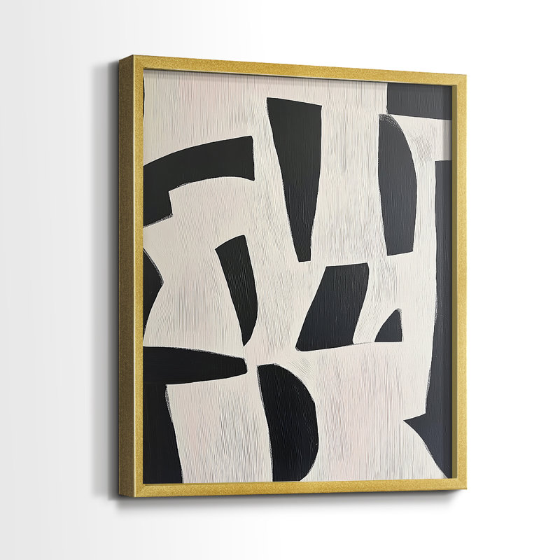 "ABSTRACT Series DCII" par J Paul, Or, H 21 po x l 17 po