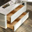 L-Shaped Stone Executive Desk-273016789