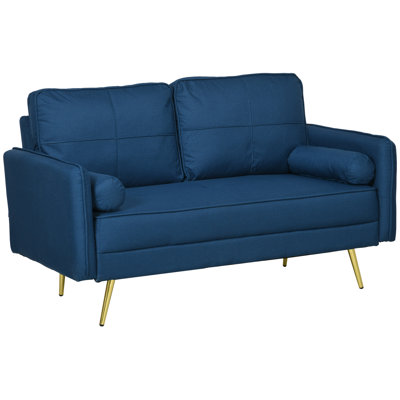 Causeuse à accoudoirs carrés 56,3 po Tandice