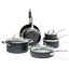 GreenPan Chatham Healthy Ceramic Nonstick 10 Piece Cookware Set