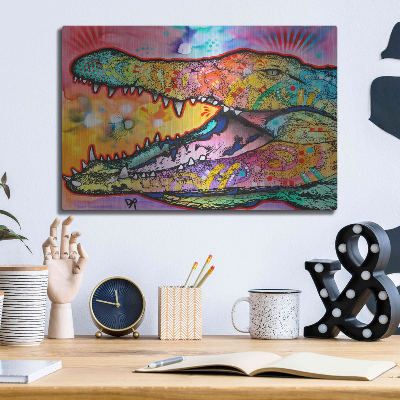 «Alligator» par Dean Russo, H 12 po x l 16 po