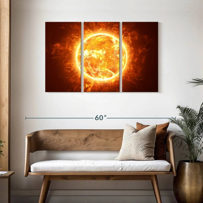 Oberle Scorching Sun, 28" H x 45" W