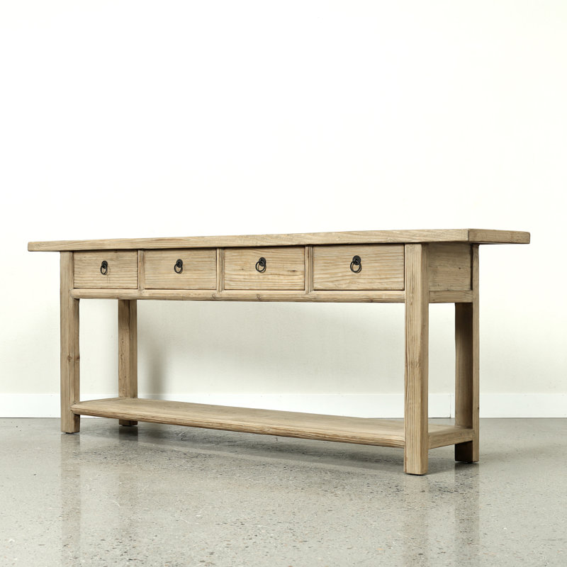 91'' W Solid Wood Console Table