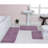 Hearon Rectangle 100% Cotton Non-Slip 3 piece Bath Rug Set-1446120767