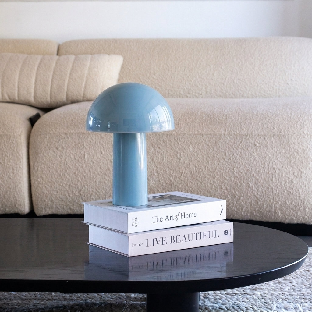 Argent Desk Lamp, Blue