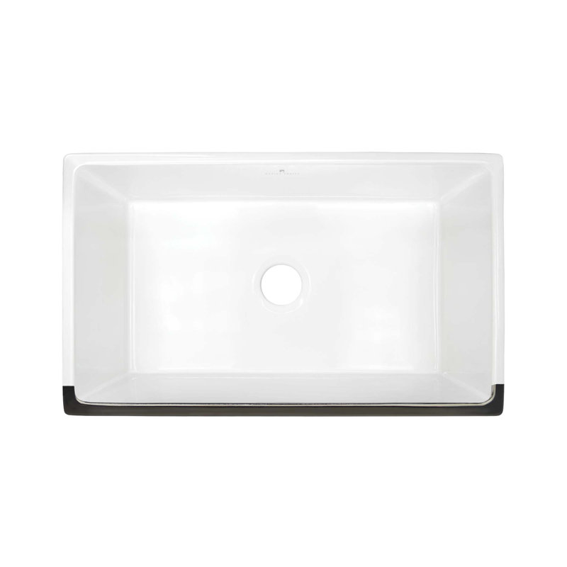 Dreamer 30" L X 17.75" W Farmhouse/Apron Kitchen Sink, Gunmetal