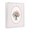 Bouquet de pivoines sur rayures douces, estampe numérique, design par Christine Simpson Art