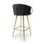 Balasa Upholstered Counter Stool with Metal Frame-1272403978