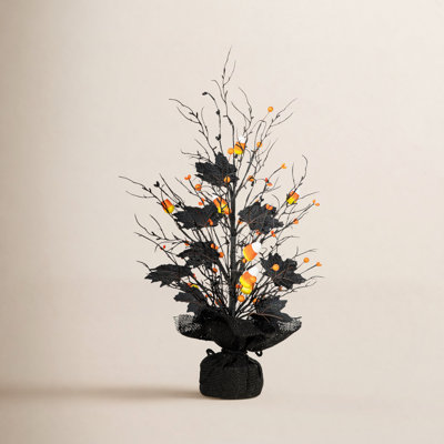 Lighted Halloween Tabletop Tree