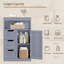 Armoire de salle de bain autoportante l 22 po x H 34,1 po x P 11,5 po Brigit-485785355-420474285