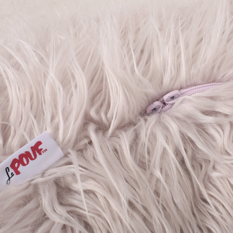 Standard Classic Faux Fur Bean Bag, Lavender