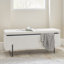 Polyester Upholstered Storage Bench