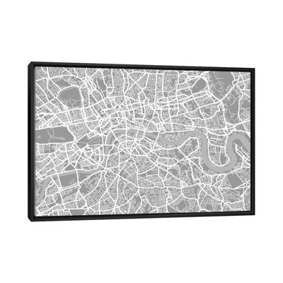 « london map v » par michael thompsett, impression sur toile
