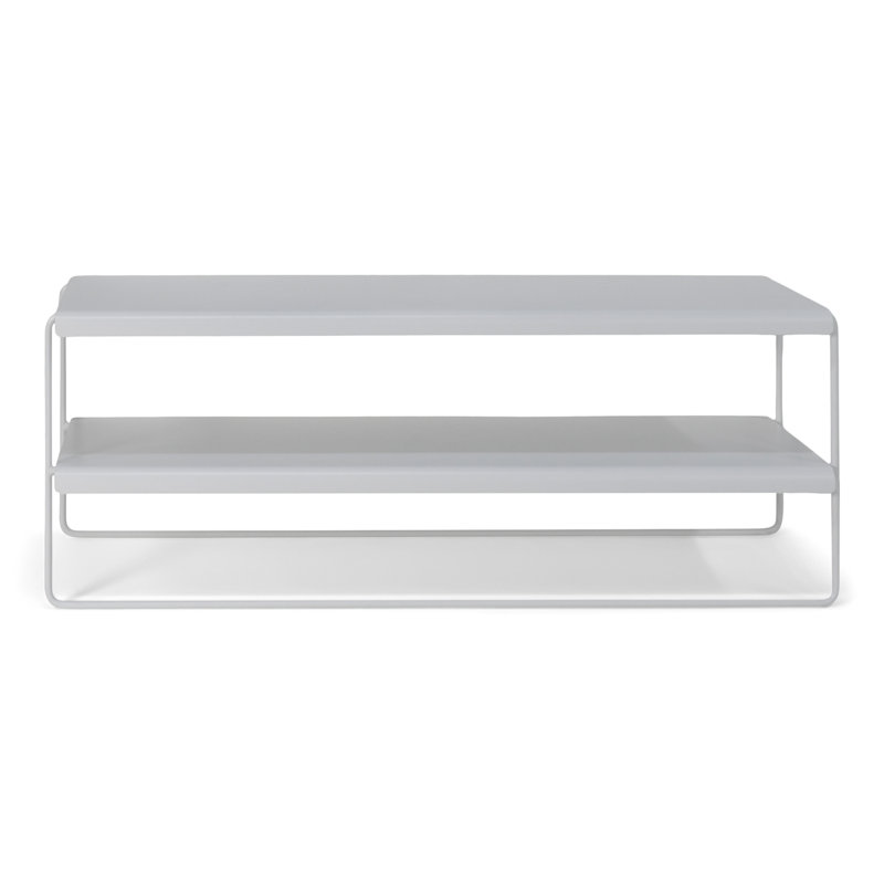 NIVO 10 Pair Shoe Rack, White