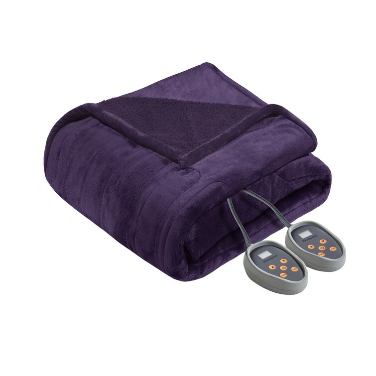 Heated Oversized Microlight to Berber Blanket