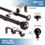 Tringle à rideaux double réglable Lipsey-1723942633-1723942638