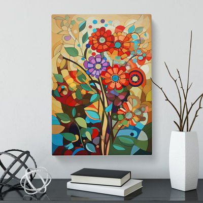 Jonkan Flowers Constructivism Vol.5 - Wrapped Canvas