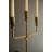 Kalalou Triple Taper Forged-Iron Wall Sconce – 19.5" Tall Antique Brass Candleholder