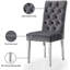 Chaise de salle à manger rembourrée (ensemble de 2)-1309823145-1309823147