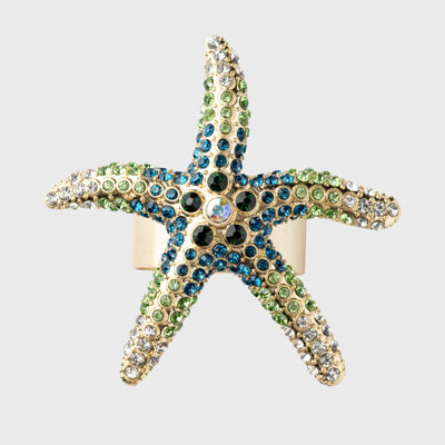 Sparkling Starfish Napkin Rings