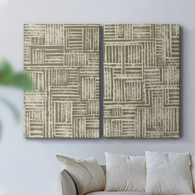 Earth Puzzle I-Premium Gallery Wrapped Canvas -Ready to Hang