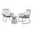 MILAN 3PC CHAT SET