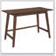 Élégant ensemble de bureau d'écriture 2 pièces en bois de noyer et fauteuil rembourré pour bureau à domicile moderne