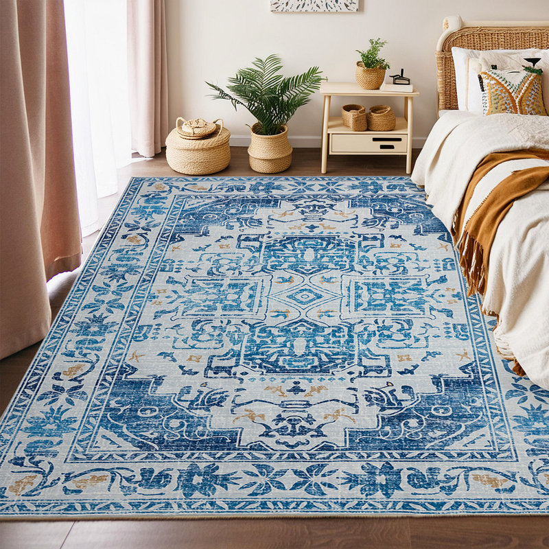Tapis de salon rectangulaire Ciarah, Rectangle 4 pi x 6 pi