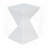All-Weather MGO X-Design Side Table – White, 18"H