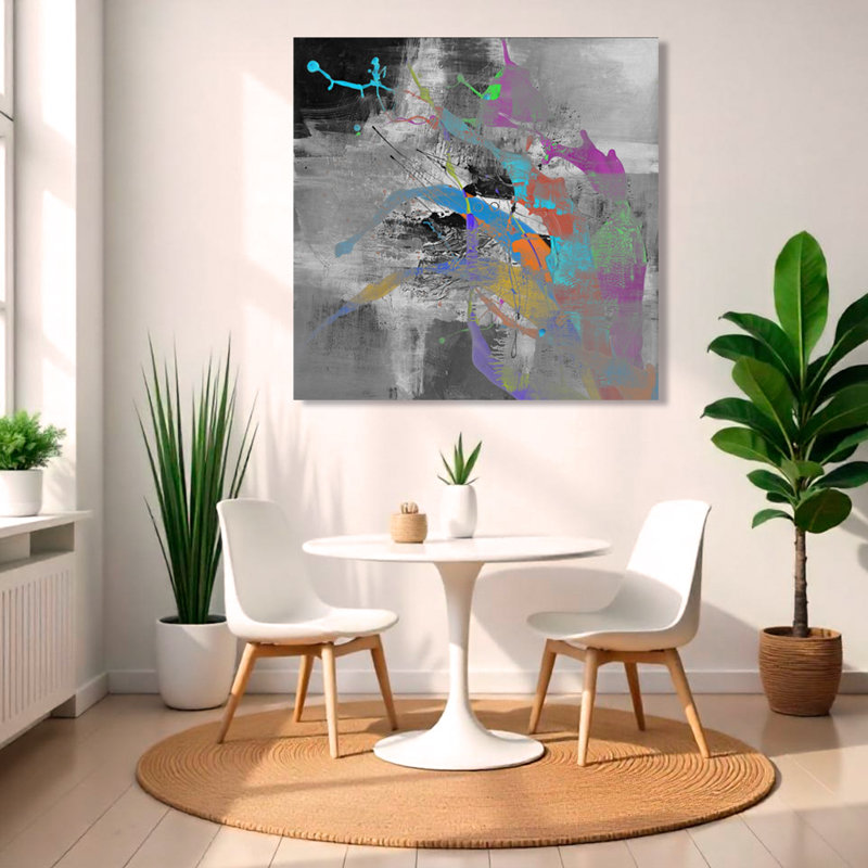 « inkd xxxviii », ensemble de 2 reproductions d’art sur toiles, H 40 po x l 40 po x p 1,5 po