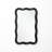 35.4'' H Modern Black Wavy Decorative Wall Mirror