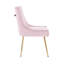 Chaise rembourrée en velours-66940455