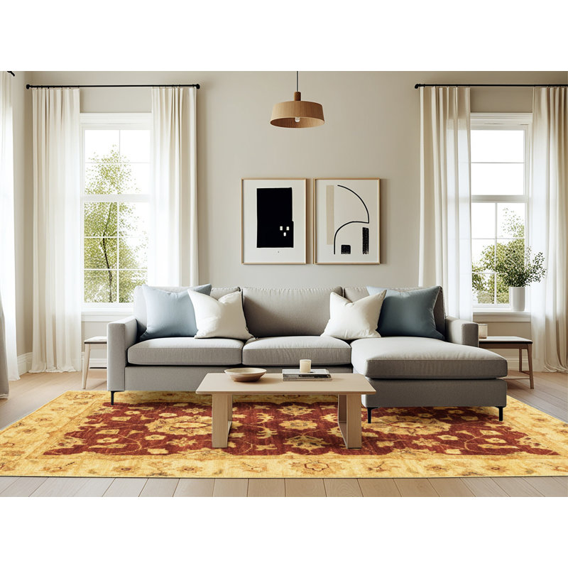 Tapis abstrait moderne 3847, Rectangle 6 pi x 9 pi
