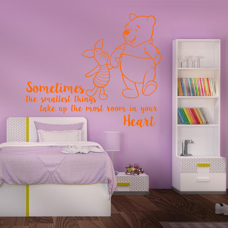 Décalcomanie murale winnie classic the pooh chambres, Orange