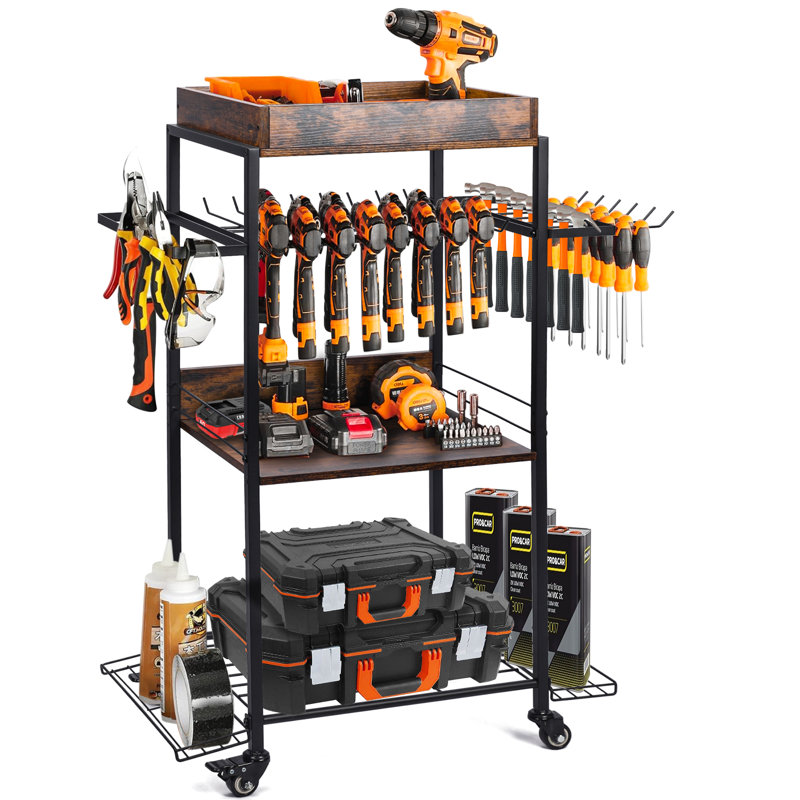 Rangement pour outils à roulettes