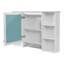 Armoire à pharmacie murale 42 "avec tablette réglable et porte à fermeture en douceur Draylon-126677472