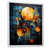 White Floater Framed