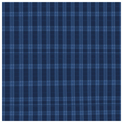 Navy Blue Plaid Blankets