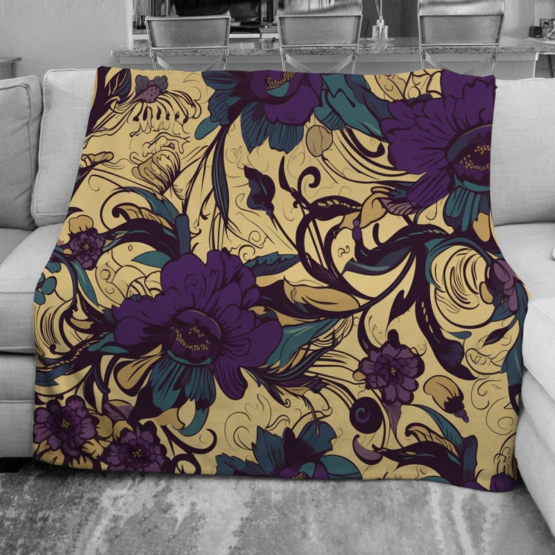  Throw Blanket, 68" W x 80" L, 2.3