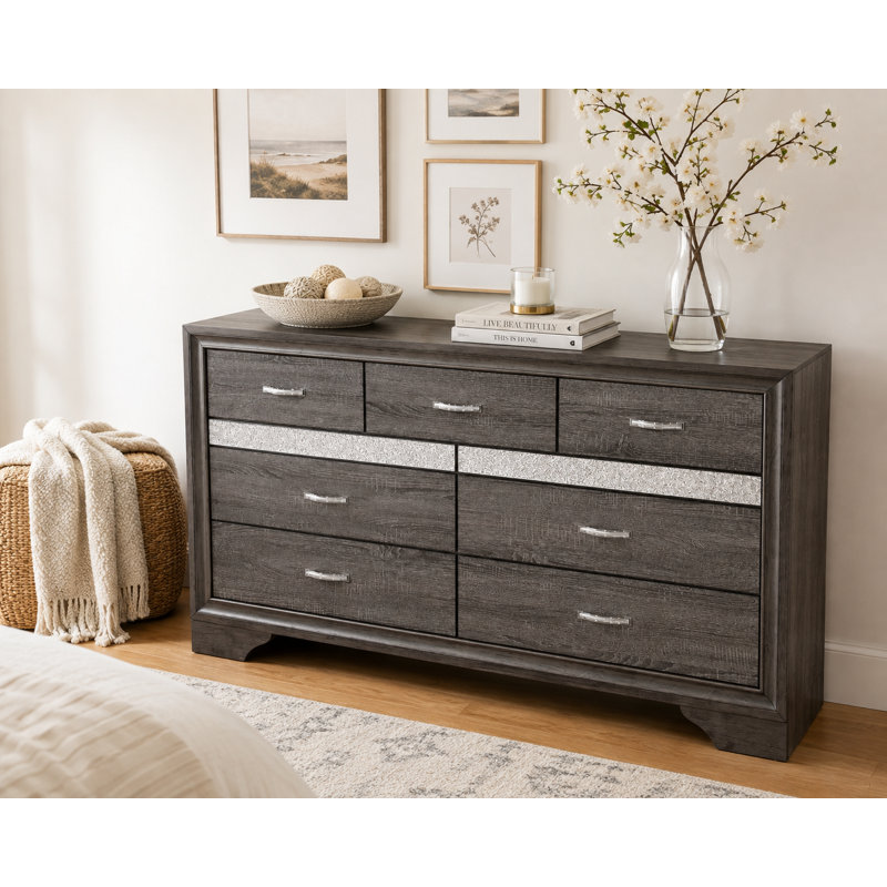 Ghugas 63'' Wide 7-Drawer Dresser