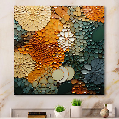 Hardedge Art Earthy Euphony VI - Hard Edge Painting Wall Art