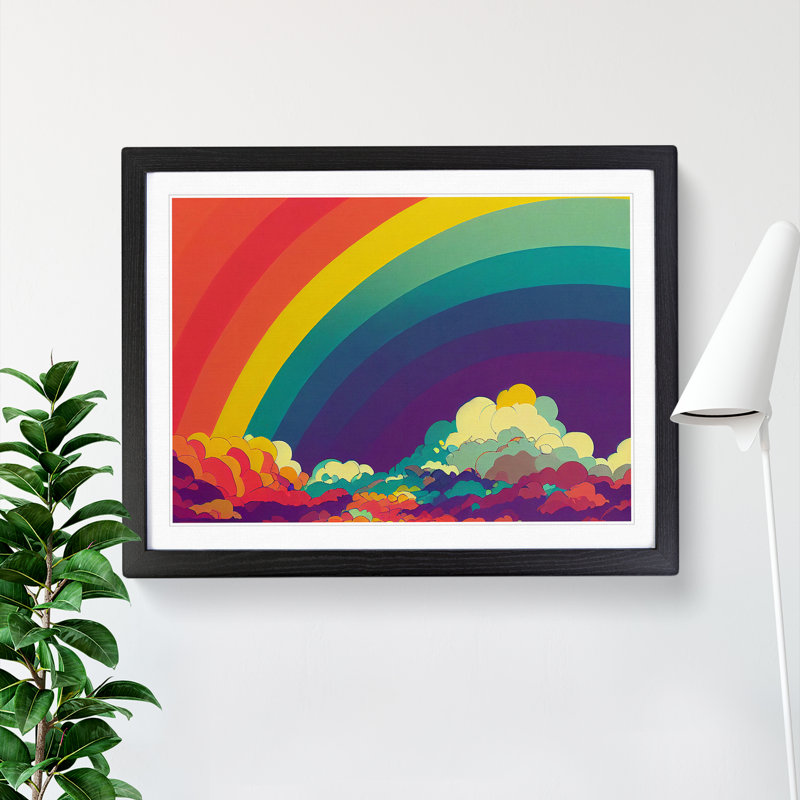 Pop Rainbow - Single Picture Frame Print