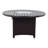 Zarah Round Aluminum Propane Smokeless Fire Pit