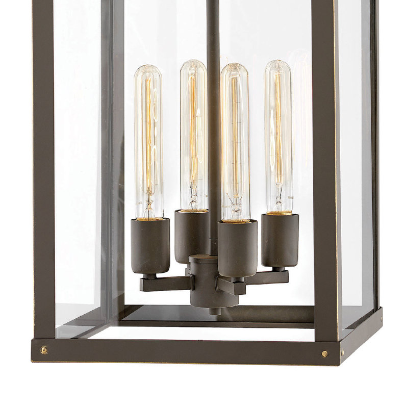 Porter 4-Light Outdoor Hanging lantern, Oil Rubbed Bronze