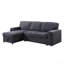 Canapé modulaire avec espace de rangement Upholstery Sleeper GREY