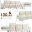 Rizal Modular Sectional Sofa Modern Chenille Couch with  Storage Space USB Charge Port and Removable Cover-2022683420-2014169680